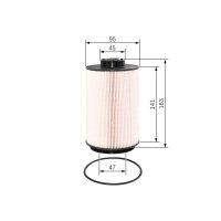 BOSCH F 026 402 070 Kraftstofffilter