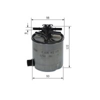 BOSCH F 026 402 072 Kraftstofffilter