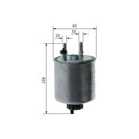 BOSCH F 026 402 082 Kraftstofffilter