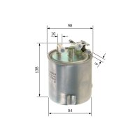 BOSCH F 026 402 096 Kraftstofffilter