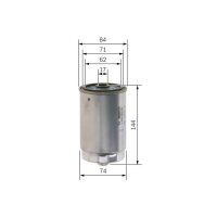 BOSCH F 026 402 097 Kraftstofffilter