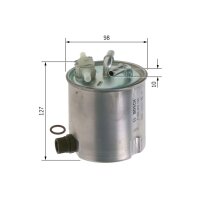 BOSCH F 026 402 108 Kraftstofffilter