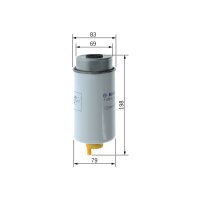 BOSCH F 026 402 122 Kraftstofffilter