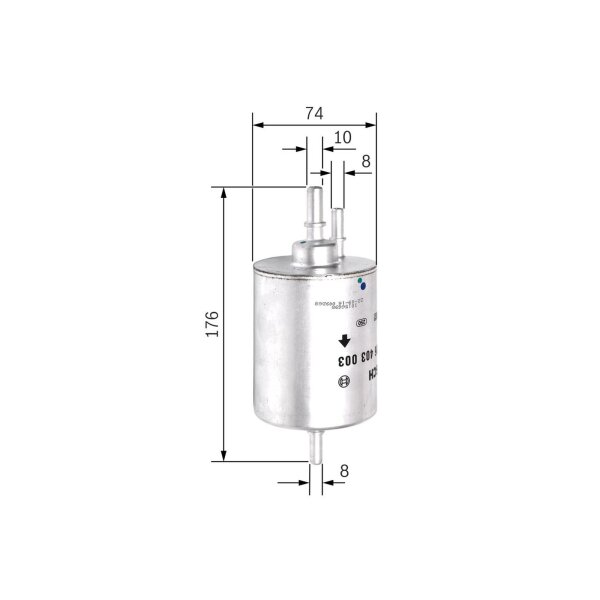 BOSCH F 026 403 003 Kraftstofffilter