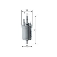 Kraftstofffilter BOSCH F 026 403 006 - 1 Stück