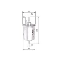 BOSCH F 026 403 012 Kraftstofffilter