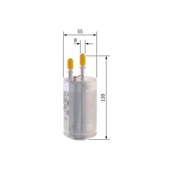 BOSCH F 026 403 014 Kraftstofffilter