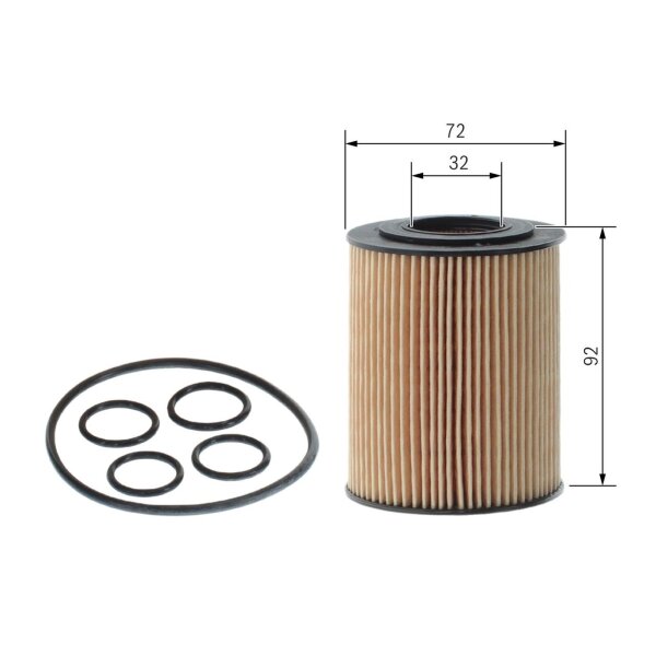 BOSCH F 026 407 073 Ölfilter