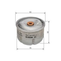 BOSCH F 026 407 099 Ölfilter
