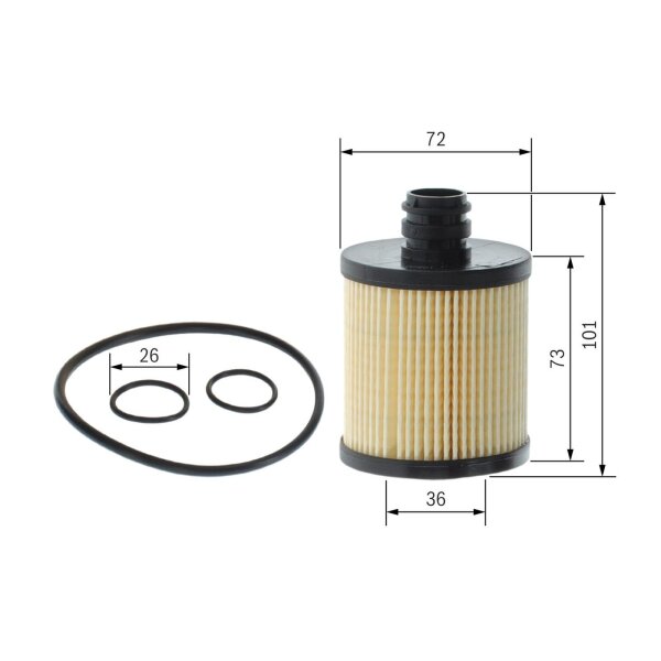 BOSCH F 026 407 108 Ölfilter