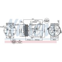 NISSENS 89217 Kompressor, Klimaanlage