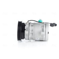 Klimakompressor NISSENS 89255 Keilrippenriemen HS11 - 1...