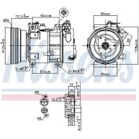 NISSENS 89148 Kompressor, Klimaanlage