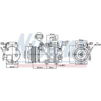 NISSENS 89305 Kompressor, Klimaanlage