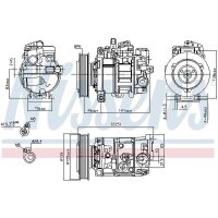 NISSENS 89209 Kompressor, Klimaanlage