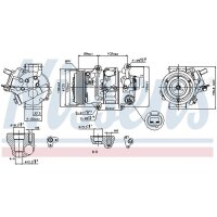 NISSENS 89314 Kompressor, Klimaanlage