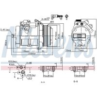 NISSENS 89606 Kompressor, Klimaanlage
