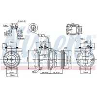 NISSENS 89289 Kompressor, Klimaanlage