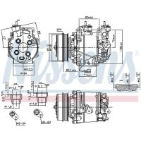 NISSENS 890035 Kompressor, Klimaanlage