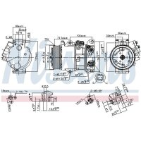 NISSENS 890144 Kompressor, Klimaanlage