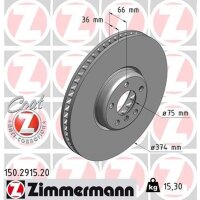 ZIMMERMANN 150.2915.20 Bremsscheibe
