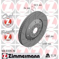 ZIMMERMANN 100.3339.70 Bremsscheibe