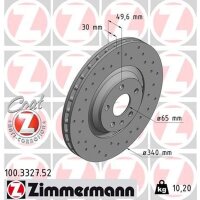 ZIMMERMANN 100.3327.52 Bremsscheibe