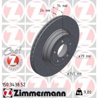 ZIMMERMANN 150.3438.52 Bremsscheibe