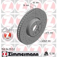 ZIMMERMANN 150.3479.52 Bremsscheibe