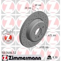 ZIMMERMANN 150.3484.52 Bremsscheibe