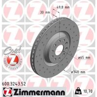 ZIMMERMANN 600.3243.52 Bremsscheibe