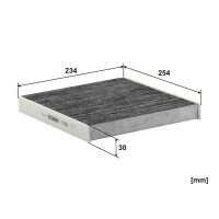 Innenraumfilter FILTRON K 1311A Aktivkohlefilter - 1 Stück