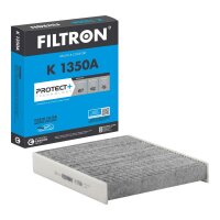 Innenraumfilter FILTRON K 1350A Aktivkohle 255x202x36 mm...