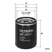 FILTRON OP 597/1 Ölfilter