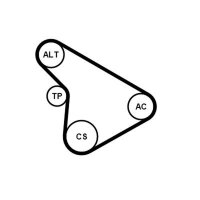 CONTINENTAL CTAM 5PK1212K1 Keilrippenriemensatz