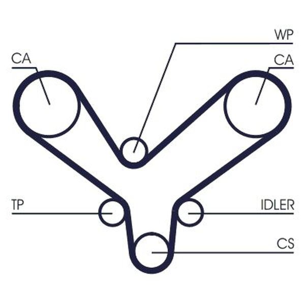 CONTINENTAL CTAM CT1175 Zahnriemen
