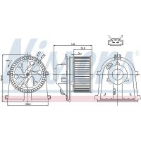 NISSENS 87022 Innenraumgebläse