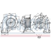 NISSENS 87025 Innenraumgebläse