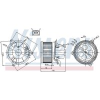 NISSENS 87027 Innenraumgebläse