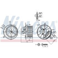 NISSENS 87032 Innenraumgebläse
