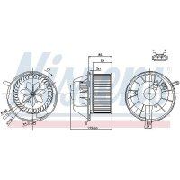 NISSENS 87034 Innenraumgebläse
