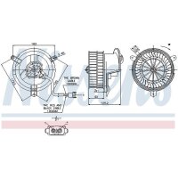 NISSENS 87035 Innenraumgebläse