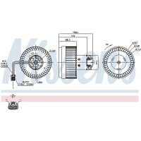 NISSENS 87036 Innenraumgebläse