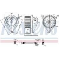 NISSENS 87052 Innenraumgebläse