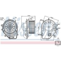 NISSENS 87060 Innenraumgebläse