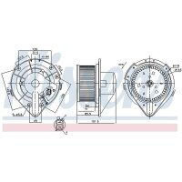 NISSENS 87066 Innenraumgebläse