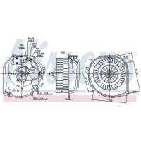 NISSENS 87100 Innenraumgebläse