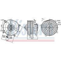 NISSENS 87103 Innenraumgebläse