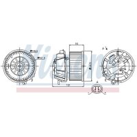 NISSENS 87127 Innenraumgebläse