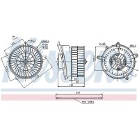 NISSENS 87152 Innenraumgebläse